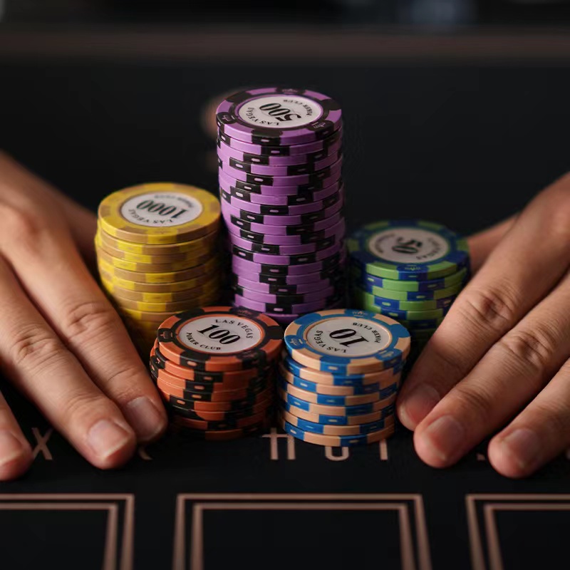 【SG Stock】 (FREE CASE) Poker Chips / Mahjong Chips / Texas Hold'em Chips / Casino Chips