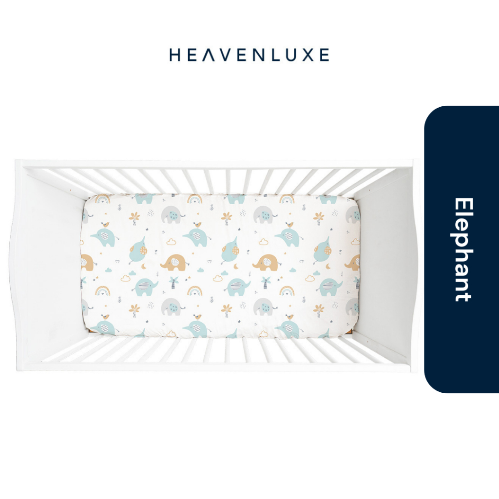 HEAVENLUXE Premium Tencel™️ Crib Sheet Set | 100% Austrian
