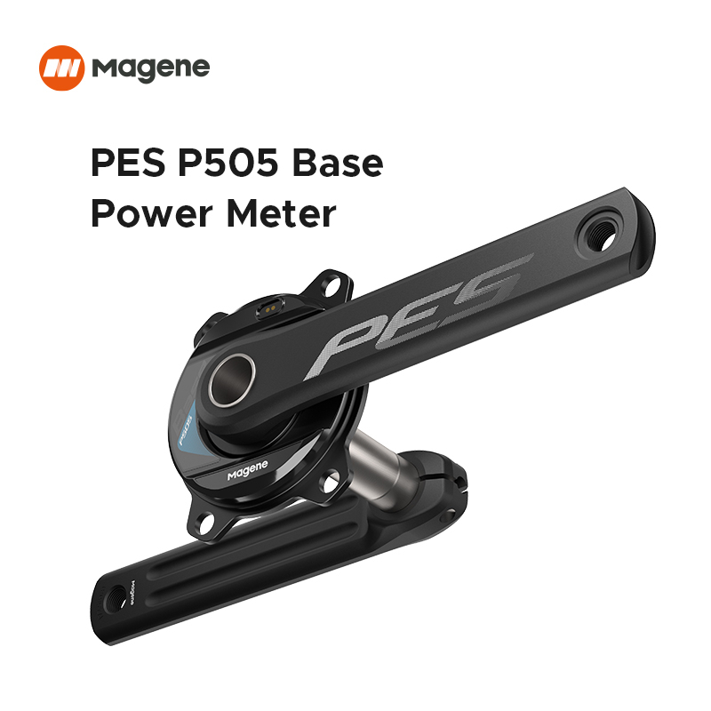 【Official warranty】Magene PES P505 Base Power Meter 4 Bolt 110BCD Cadence Pedal Balance Ant 24mm Steel Spindle Crankset Chainring for Shimano Sram